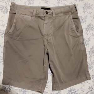 American Eagle Outfitters Tan Flat Front Shorts